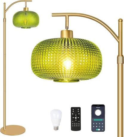 Glass Floor Lamp for Living Room
