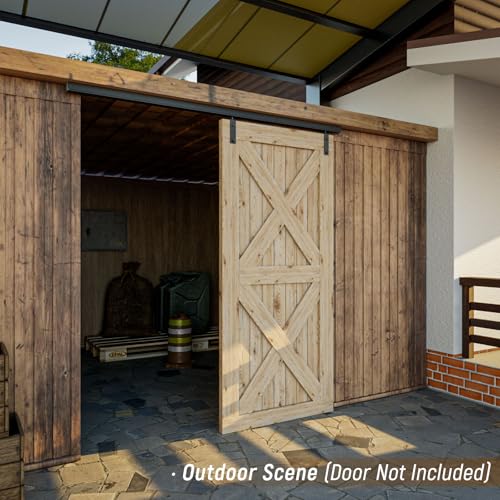Ceiling Mount Box Rail Barn Door Hardware Heavy Duty Sliding Barn Door Track