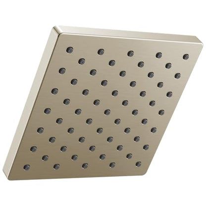 Modern Single Spray Brushed Gold Shower Head