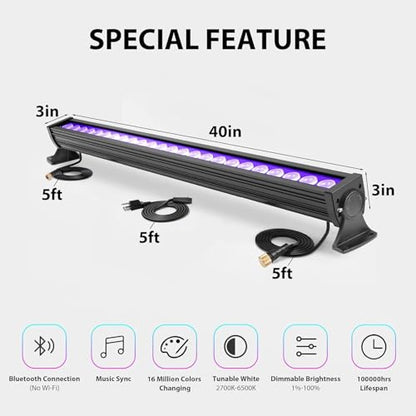 LED Wall Washer Lights RGBCCT