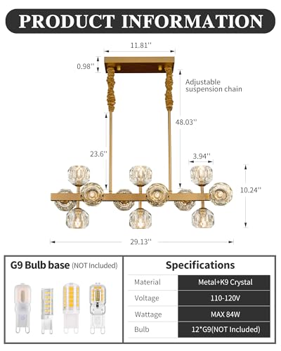 Glass Globe Sputnik Chandelier