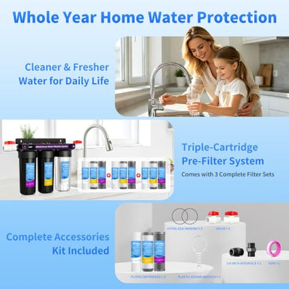 3 Stage Whole House Water Pre
