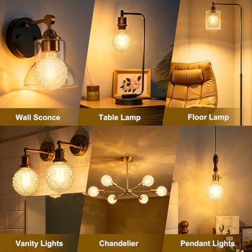 G95 6W 2700K Dimmable Light LED Bulb