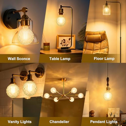 G95 6W 2700K Dimmable Light LED Bulb