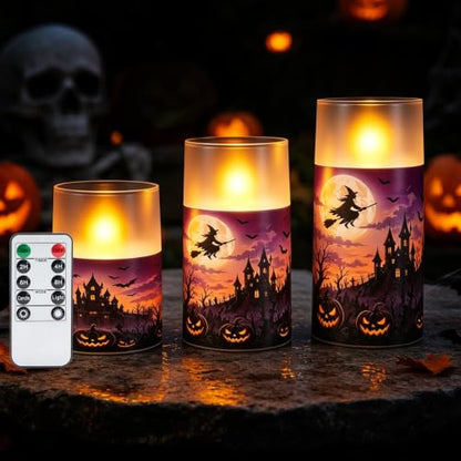 Halloween Flameless Candles