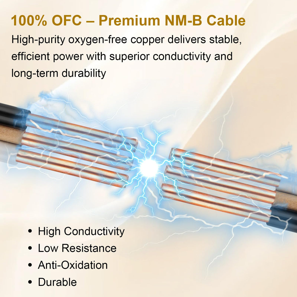 12/2 NM-B with Ground, Solid Indoor Electrical Wire, 100 FT, Yellow (Yellow / 12AWG/2 100FT)