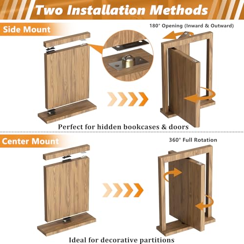 Hidden Door Pivot Hinge (1 Set)