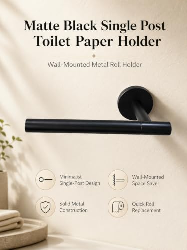 Single Post Toilet Paper Holder