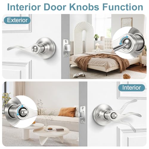 Privacy Door Levers Interior Door Handles