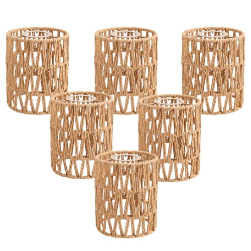 Rattan Lamp Shade (6 Pack)