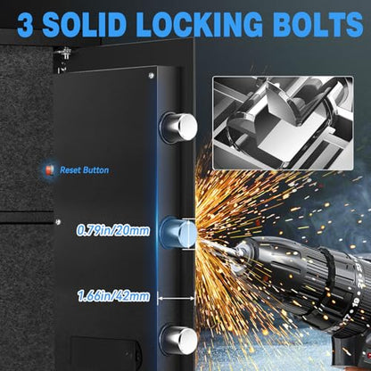 Safe Box Home Safe with Fireproof Waterproof Bag
