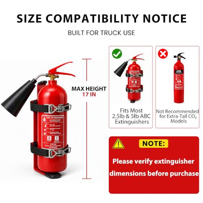 Heavy Duty Fire Extinguisher Mount Bracket for 2.5 & 5lb