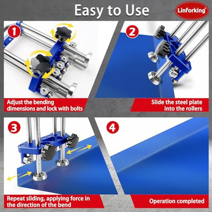 Sheet Metal Tools 2 Station Metal Bender (Blue)