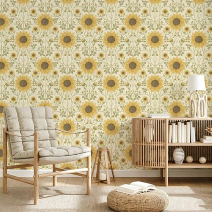 Floral Peel and Stick Wallpaper Flower Wallpaper Farmhouse Removable Waterproof