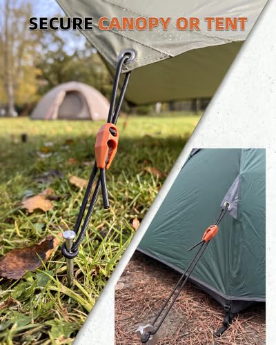 Adjustable Bungee Cords with Self