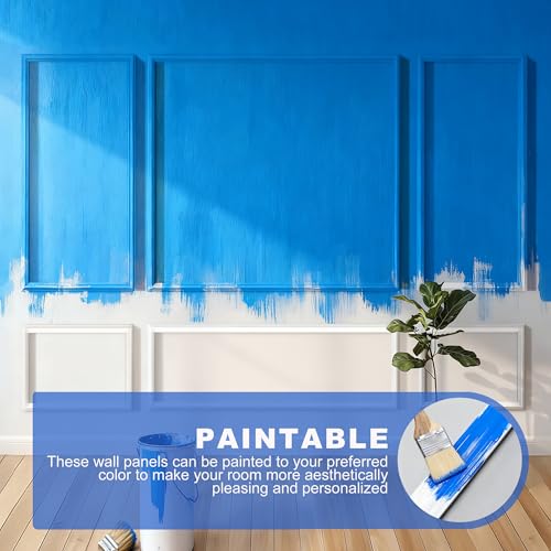 Peel and Stick Wall Molding Kit (63 x 31in+63 x 72in)