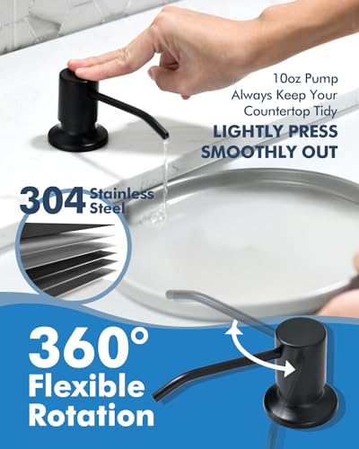 Kitchen Faucet with Pull Down Sprayer (Matte Black-05)