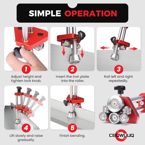Upgraded Sheet Metal Roller Bender