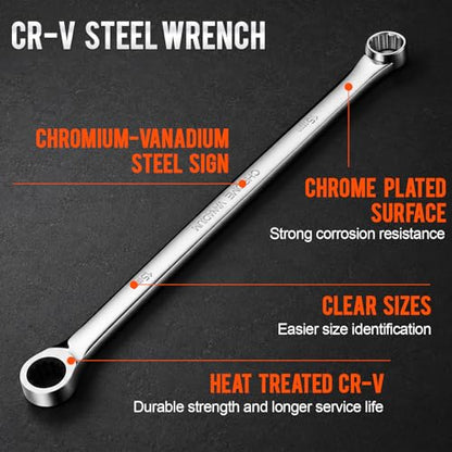 Extra Long Ratcheting Wrench Double Box End Wrench