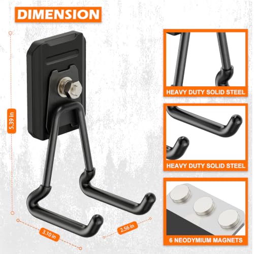 Heavy Duty Magnetic Garage Hooks