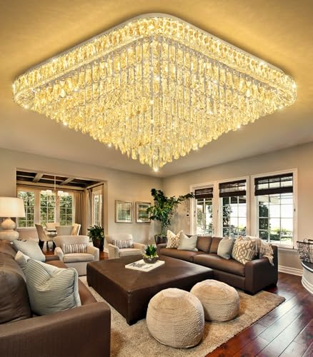 Modern Crystal Chandelier for Living Room Dining Room