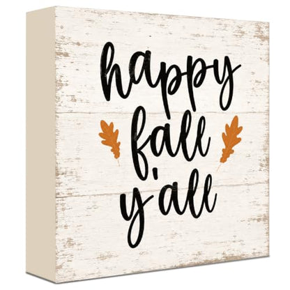 Fall Decorations for Home Wood Sign Fall Decor Shelf Decor