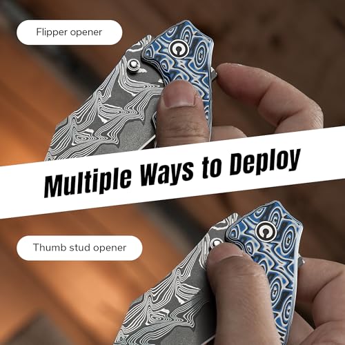 Pentad Pocket Knife (Blue / White)