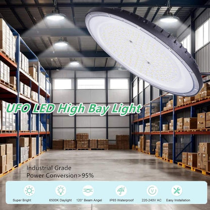 100W UFO LED High Bay Light with US Standard Plug