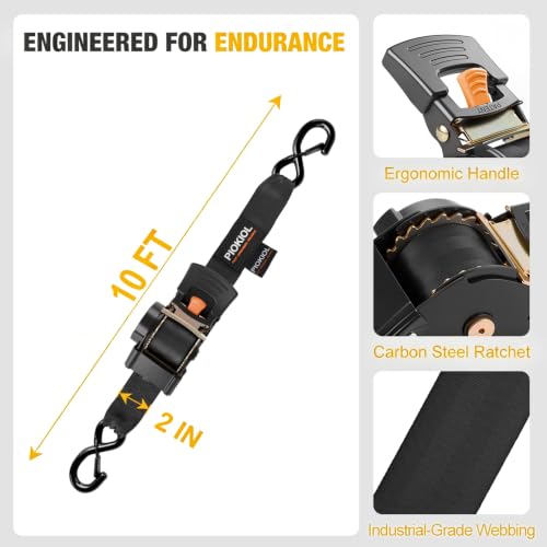 Retractable Ratchet Straps