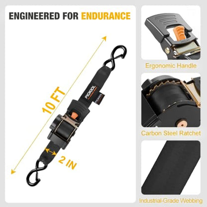Retractable Ratchet Straps