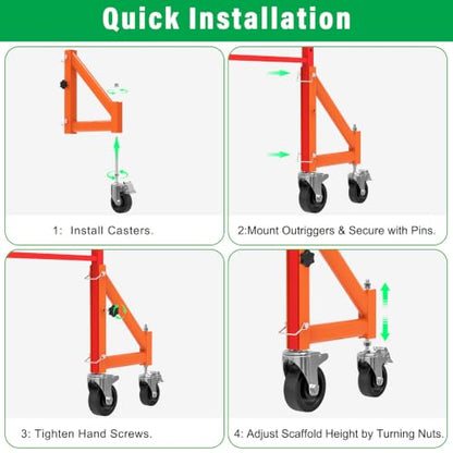 4 Pack Scaffold Outriggers for Baker Scaffolding
