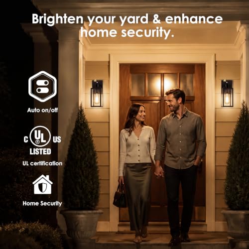 Dusk to Dawn Light Bulbs ST58 Outdoor Edison Bulbs LED