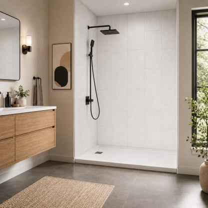 3 Piece Shower Wall Panel Surround Kit