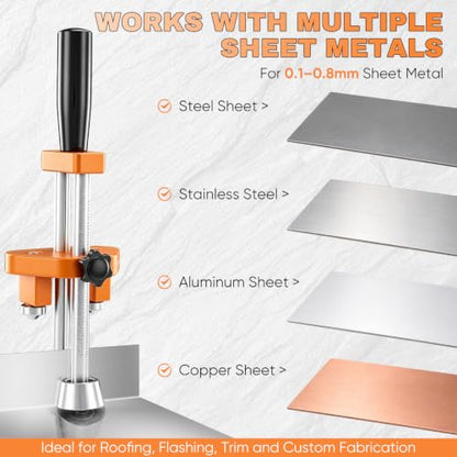 One Station Sheet Metal Bender (Small Orange)