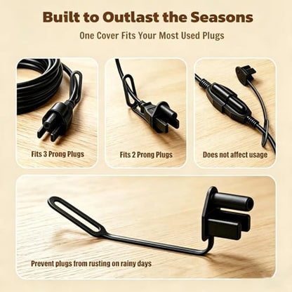 Outdoor Weatherproof Plug Cover