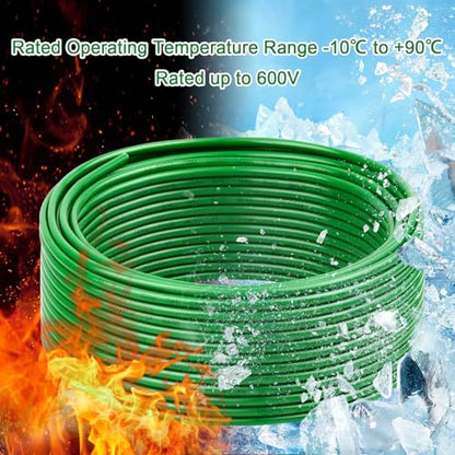 THHN Wire 14 Gauge 50FT (14 Gauge 50FT / Green)
