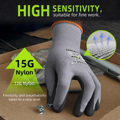 Safety Work Gloves Men (7/Small)