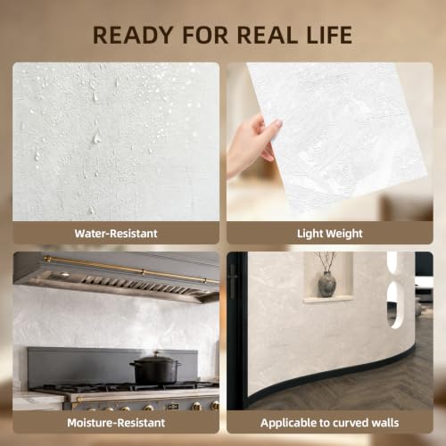 Peel and Stick Concrete Wall Panels