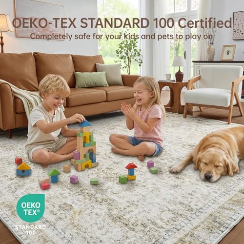 6x9 Area Rugs (Beige / 6' x 9' (Rectangular))