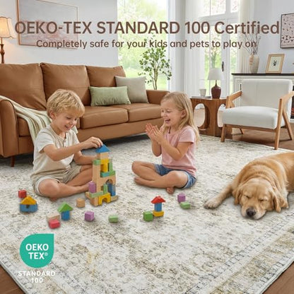 6x9 Area Rugs (Beige / 6' x 9' (Rectangular))