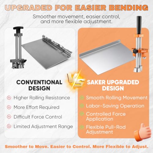 One Station Sheet Metal Bender (Small Orange)