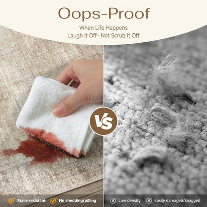 Beige 2x4 Neutral Area Rugs for Entryway Door Mat (Vintage Beigeⅱ / 2' x 4' (Rectangular))