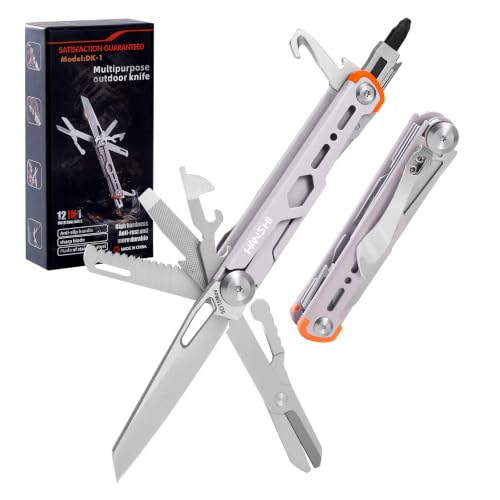 Pocket Knife Multitool with Scissors for Gift for Men Dad Boyfriend