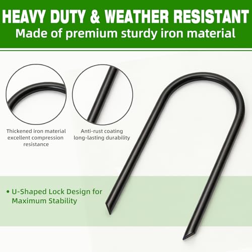 4 Inch U Shaped Downspout Extension Fixing Pin with Gloves