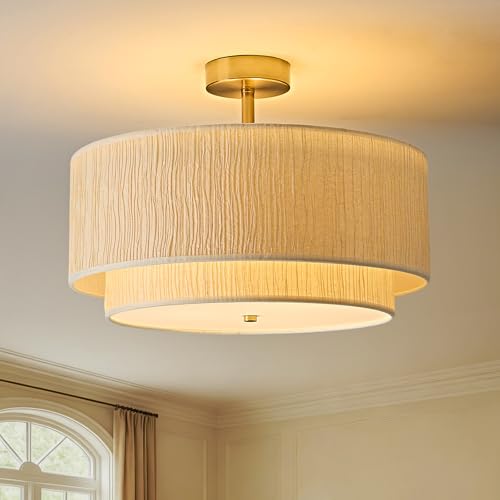 16" Semi Flush Mount Ceiling Light
