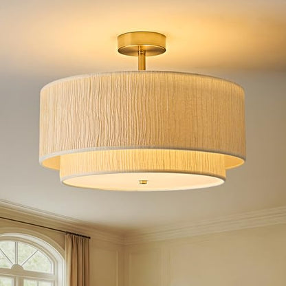 16" Semi Flush Mount Ceiling Light