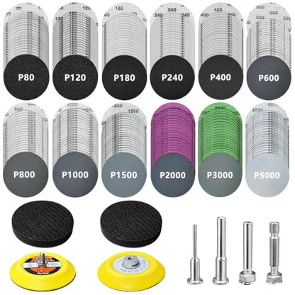 3 inch Wet Dry Sanding Discs Hook and Loop Set
