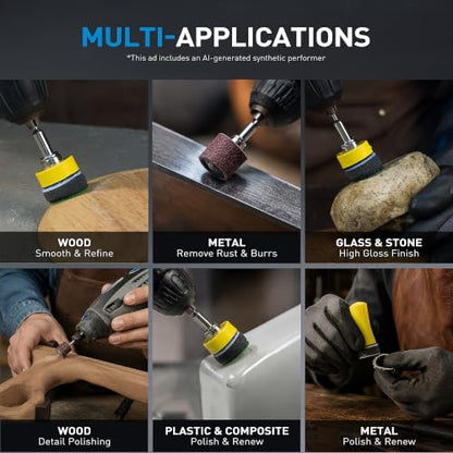 Assorted Hook and Loop Sandpaper