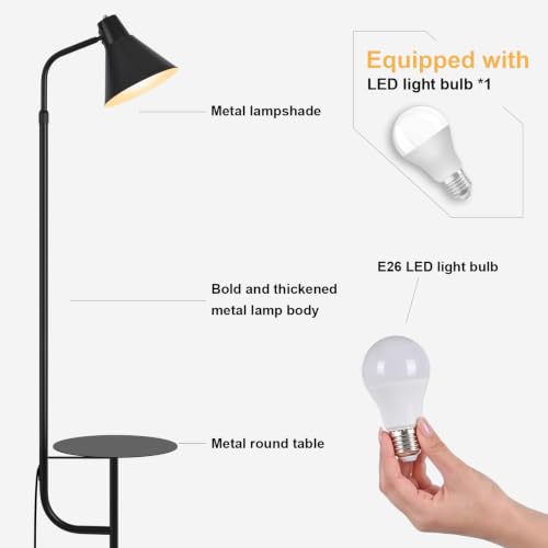 Living Room Floor lamp with Coffee Table