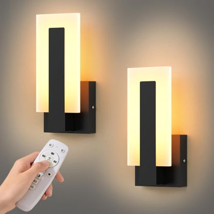 Modern LED Wall Sconces Set of 2
